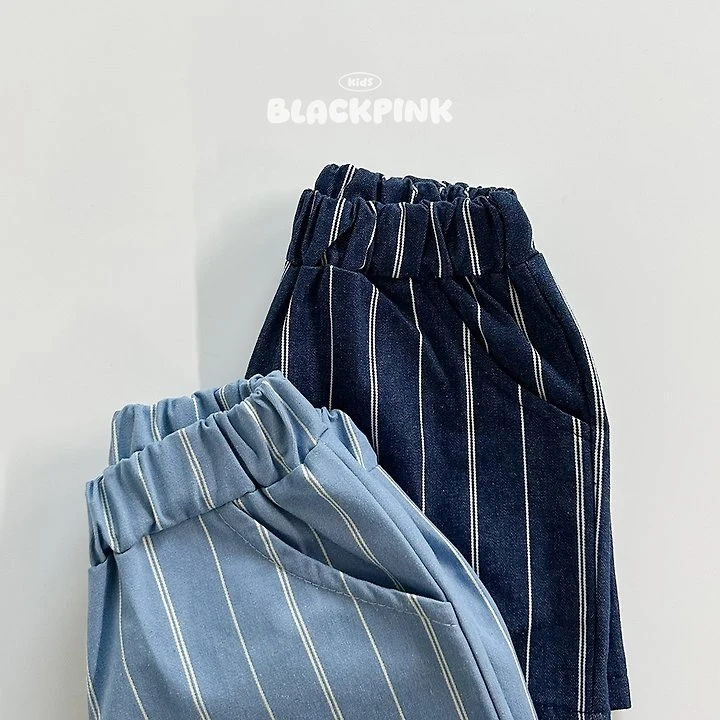 Black Pink - Korean Children Fashion - #minifashionista - Cony Denim Shorts - 4