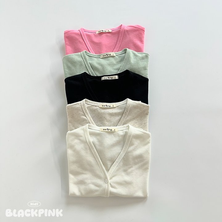 Black Pink - Korean Children Fashion - #stylishchildhood - Linen Light Cardigan - 2