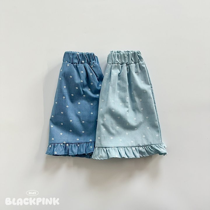 Black Pink - Korean Children Fashion - #prettylittlegirls - Monet Washed Denim Skirt - 4