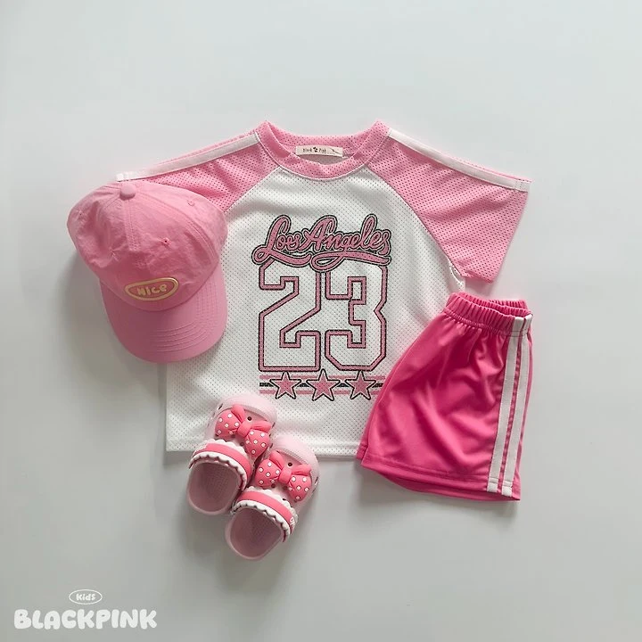 Black Pink - Korean Children Fashion - #todddlerfashion - 23 Mesh Set-Up - 3
