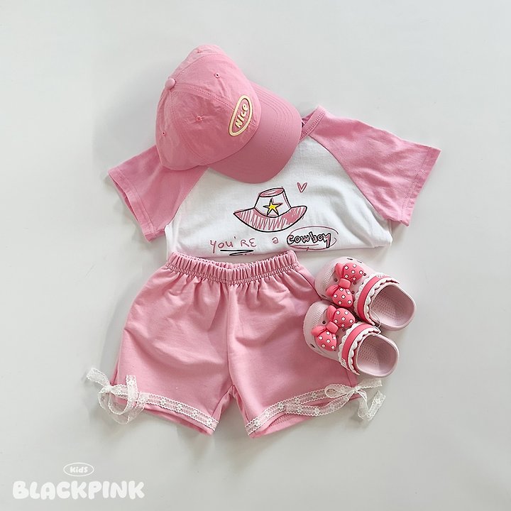 Black Pink - Korean Children Fashion - #todddlerfashion - Candy Lace Shorts - 9