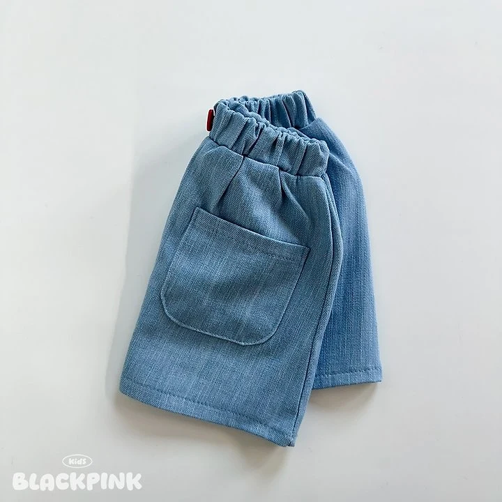 Black Pink - Korean Children Fashion - #toddlerclothing - Pocket Denim Skort - 3