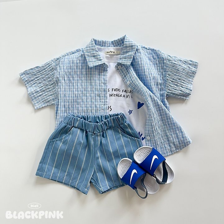 Black Pink - Korean Children Fashion - #toddlerclothing - Lettering Color Tee - 7