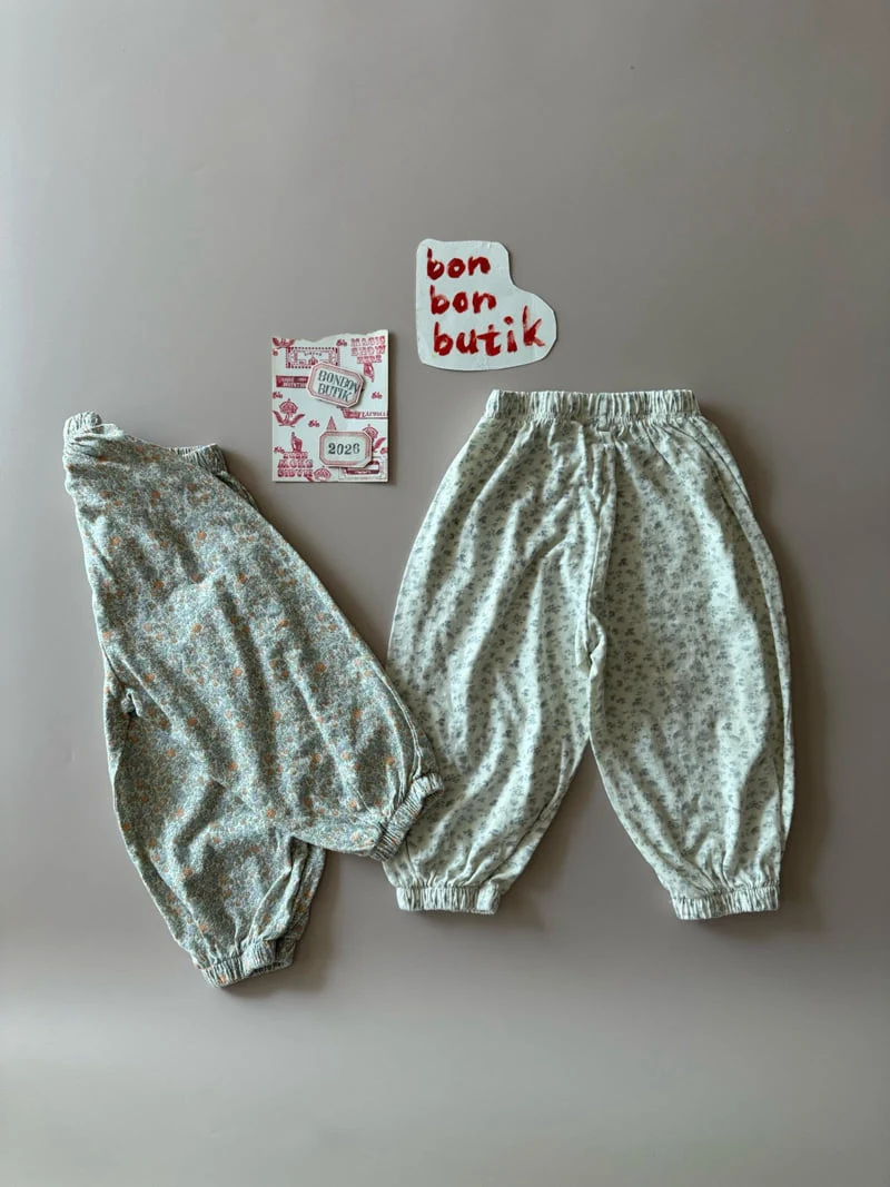 Bon Bon Butik - Korean Children Fashion - #childrensboutique - Flower Pants