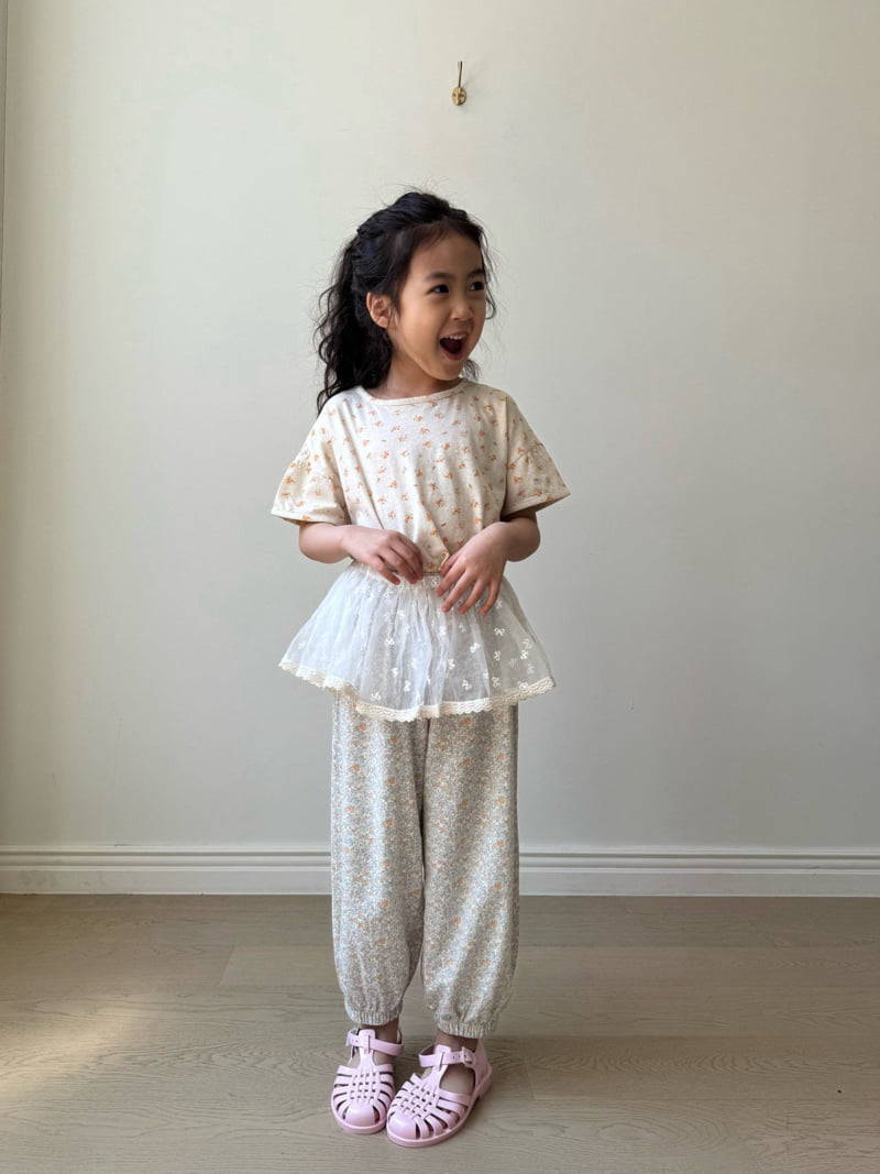Bon Bon Butik - Korean Children Fashion - #fashionkids - Flower Tee - 5