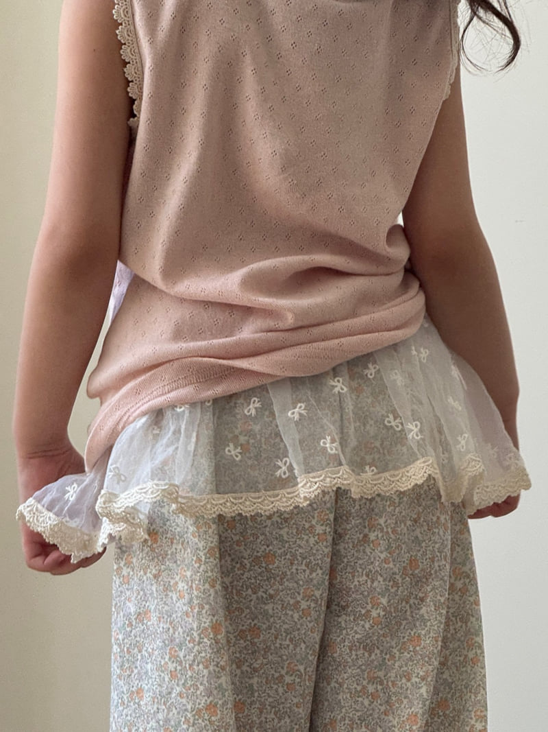 Bon Bon Butik - Korean Children Fashion - #kidsshorts - Flower Pants - 5