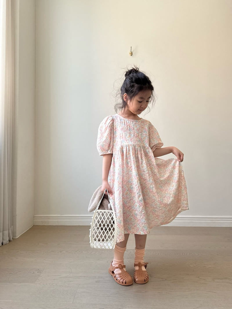 Bon Bon Butik - Korean Children Fashion - #kidzfashiontrend - Flora One-piece - 8