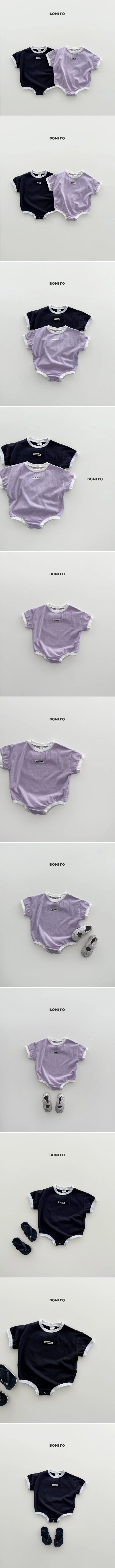Bonito - Korean Baby Fashion - #babyfashion - Loose Color Block Suit - 2