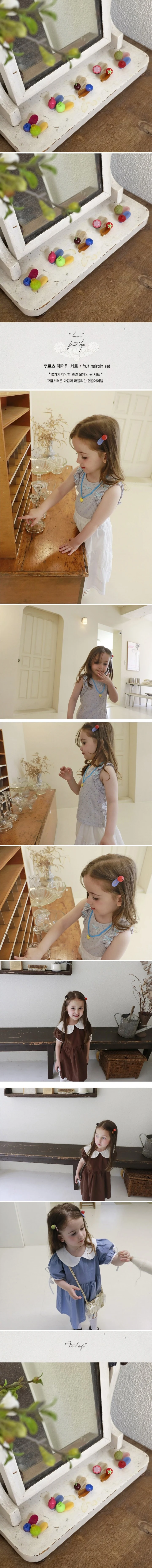 Bonne - Korean Children Fashion - #designkidswear - Fruits Hairpin Set