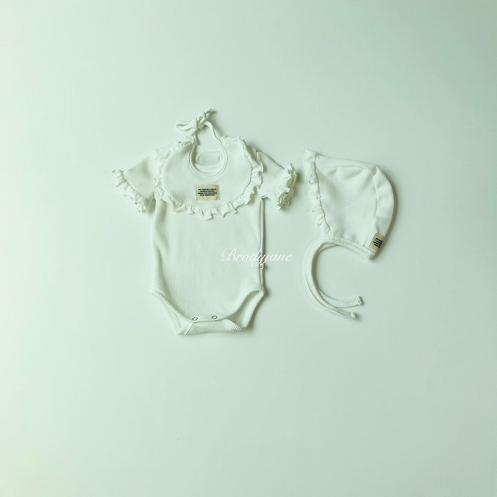 Brody Jane - Korean Baby Fashion - #babylifestyle - Milk Waffle Bib - 6