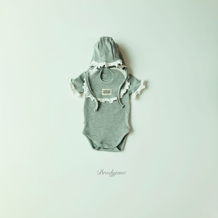 Brody Jane - Korean Baby Fashion - #babyoutfit - Milk Waffle Bib - 9