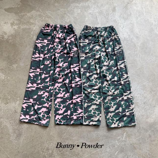 Bunny Powder - Korean Women Fashion - #momslook - Adult Camo Mesh Pants