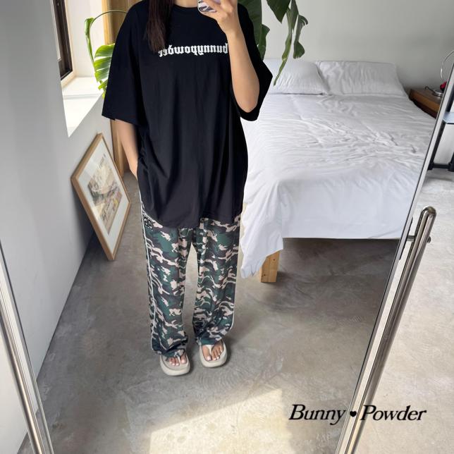 Bunny Powder - Korean Women Fashion - #momslook - Adult Camo Mesh Pants - 3