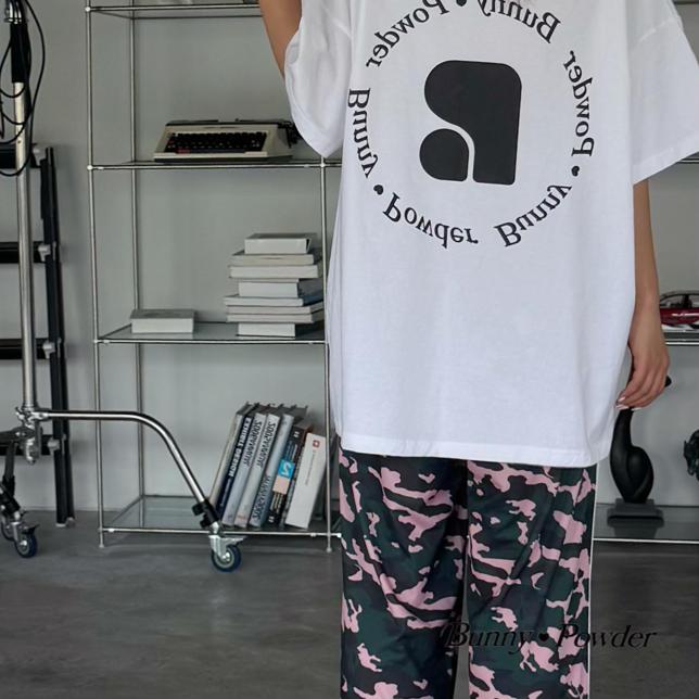 Bunny Powder - Korean Women Fashion - #momslook - Adult Bunny Short Sleeve Tee - 3