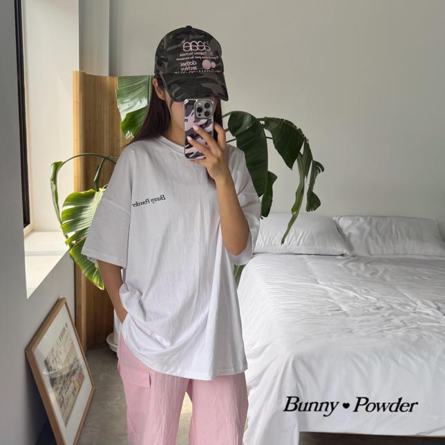 Bunny Powder - Korean Women Fashion - #pursuepretty - Adult Bunny Short Sleeve Tee - 7