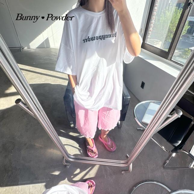 Bunny Powder - Korean Women Fashion - #pursuepretty - Adult Chrome Tee - 6