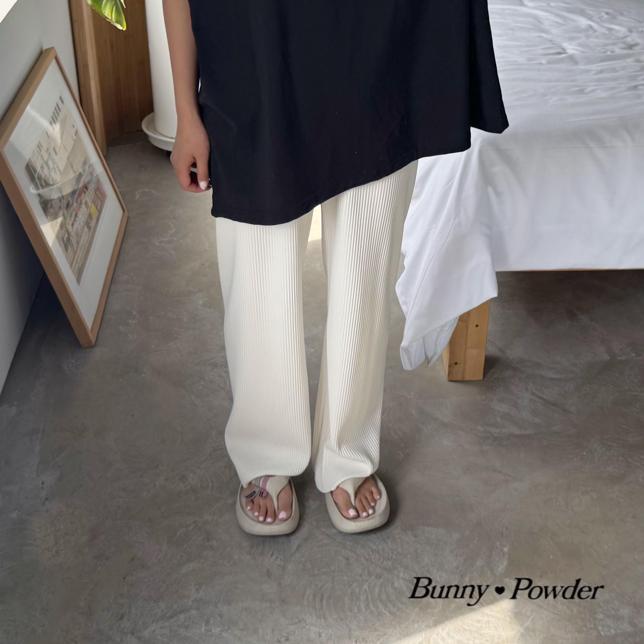 Bunny Powder - Korean Women Fashion - #pursuepretty - Adult Daily Pants - 5