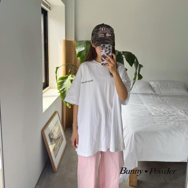 Bunny Powder - Korean Women Fashion - #restrostyle - Adult Bunny Short Sleeve Tee - 8
