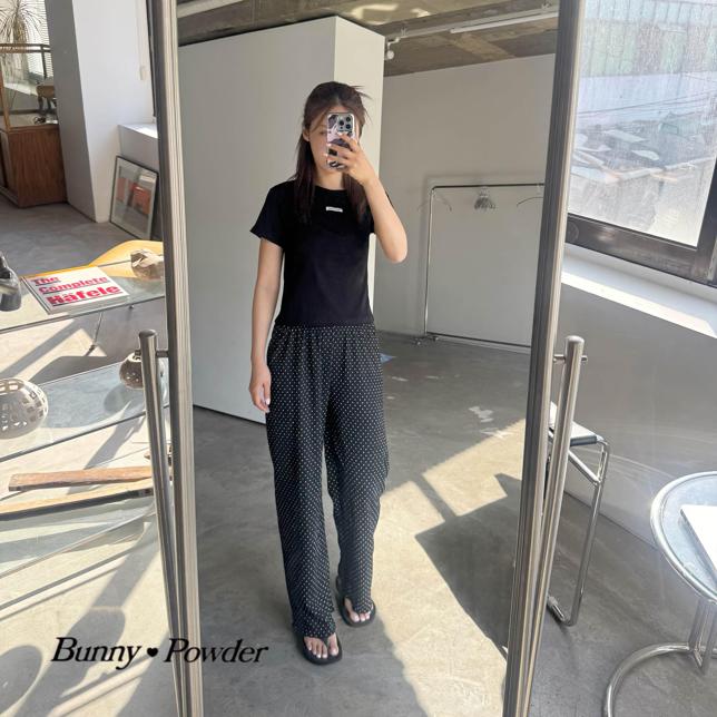 Bunny Powder - Korean Women Fashion - #romanticstyle - Adult Dopamine Tee - 12