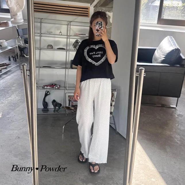 Bunny Powder - Korean Women Fashion - #romanticstyle - Adult Kongsooni Pants - 10