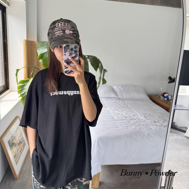 Bunny Powder - Korean Women Fashion - #romanticstyle - Adult Chrome Tee - 8
