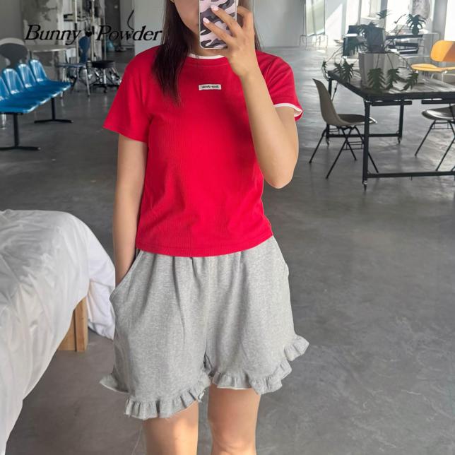 Bunny Powder - Korean Women Fashion - #restrostyle - Adult Frill Shorts - 4