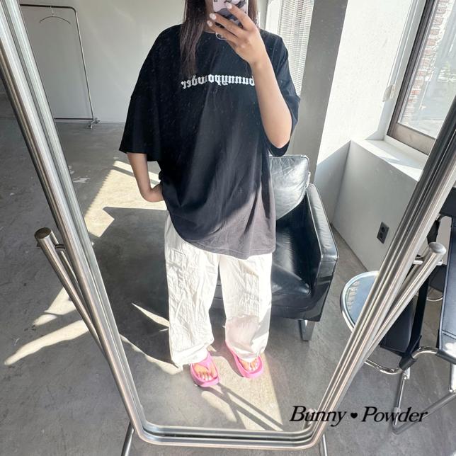 Bunny Powder - Korean Women Fashion - #romanticstyle - Adult Hearts Two Cargo Pants - 3