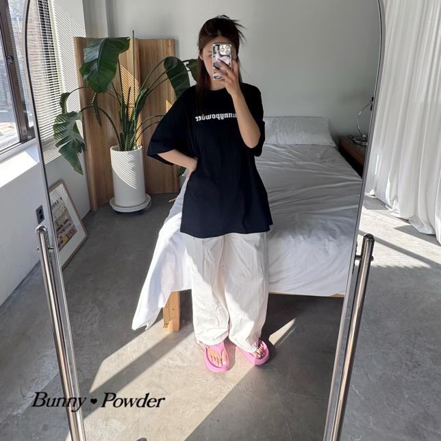 Bunny Powder - Korean Women Fashion - #shopsmall - Adult Chrome Tee - 9