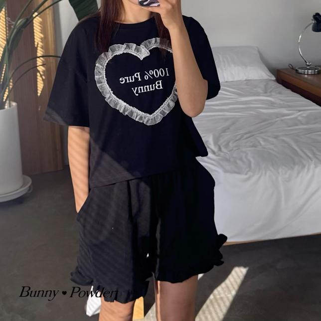Bunny Powder - Korean Women Fashion - #thelittlethings - Adult Percent Tee - 9