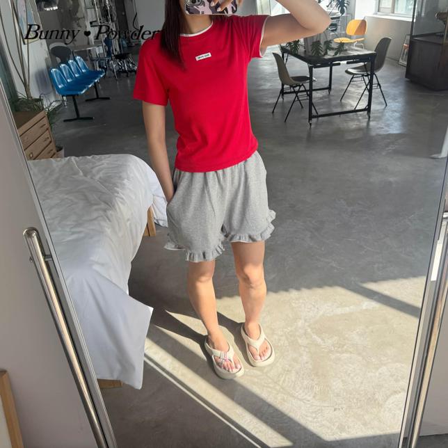 Bunny Powder - Korean Women Fashion - #thelittlethings - Adult Frill Shorts - 7
