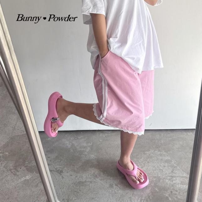 Bunny Powder - Korean Women Fashion - #vintageinspired - Adult Lace Track Pants - 11