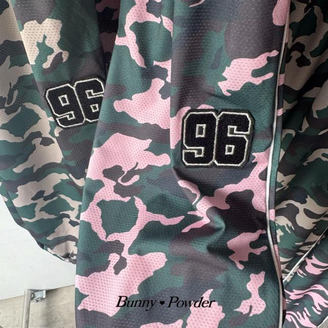 Bunny Powder - Korean Women Fashion - #vintageinspired - Adult Camo Mesh Pants - 9