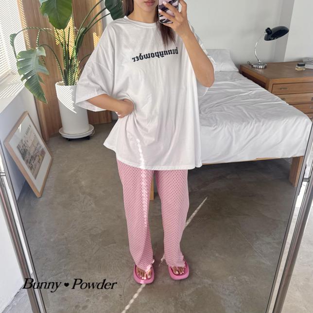 Bunny Powder - Korean Women Fashion - #vintagekidsstyle - Adult Chrome Tee - 5