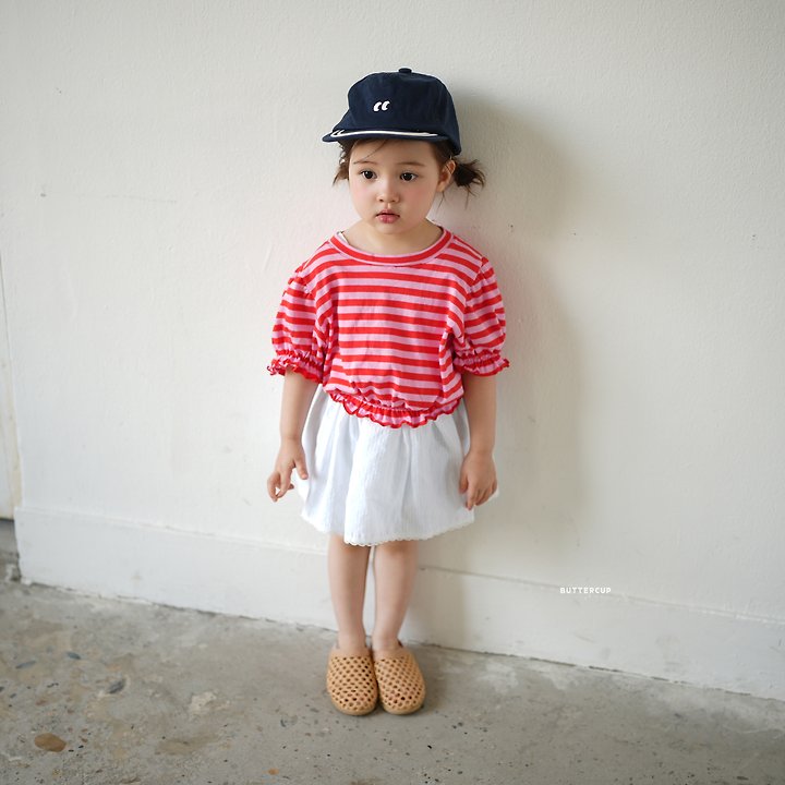 Buttercup - Korean Children Fashion - #kidzfashiontrend - Mini Puff Pin Tee - 4