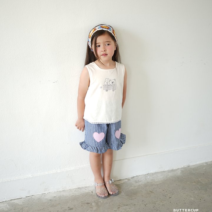 Buttercup - Korean Children Fashion - #Kfashion4kids - Heart Heart Pin Pants - 11