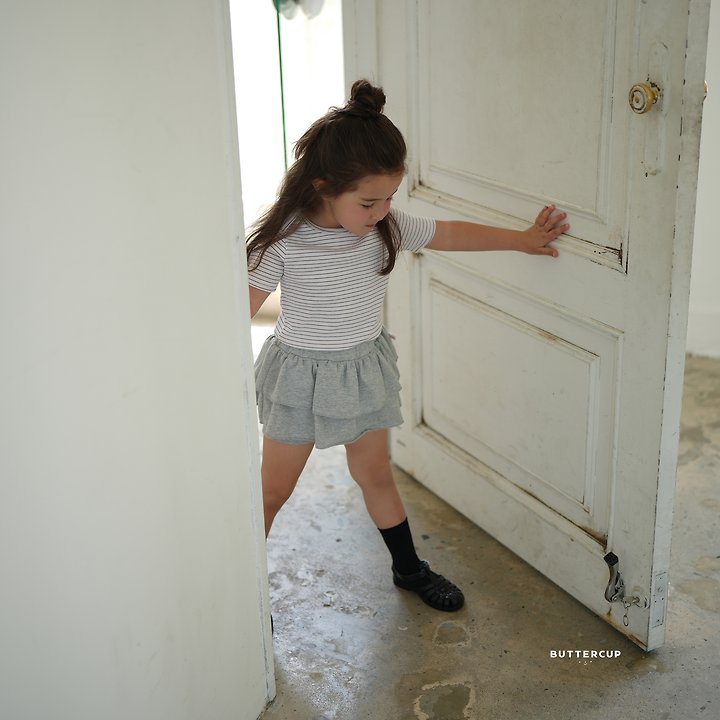 Buttercup - Korean Children Fashion - #Kfashion4kids - Pinstripe Tension Tee - 10