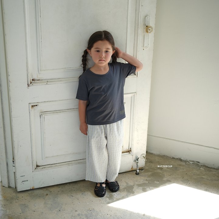Buttercup - Korean Children Fashion - #Kfashion4kids - Cozy Check Pants - 7