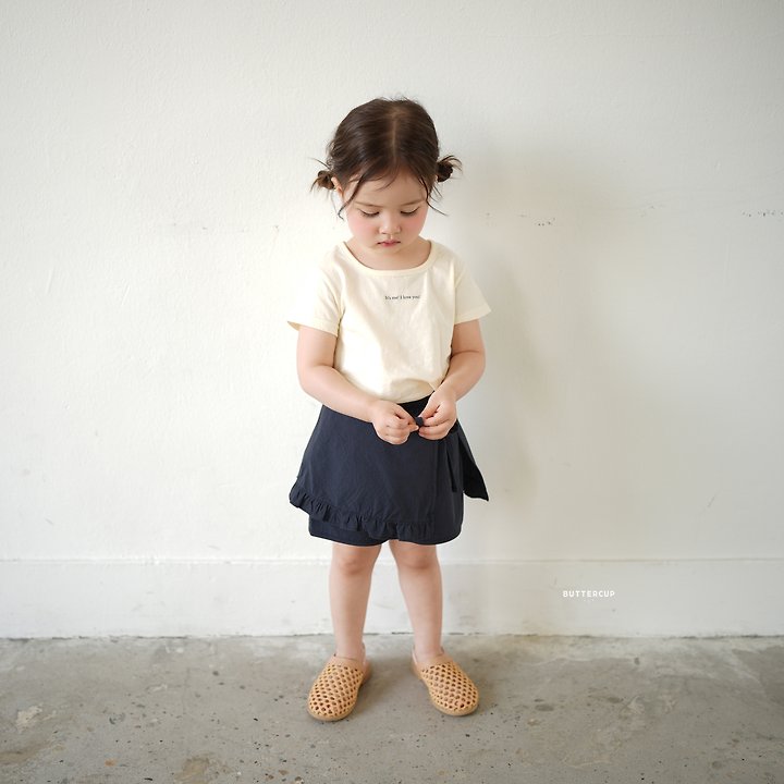 Buttercup - Korean Children Fashion - #childofig - It's Me Back Slit Tee - 11
