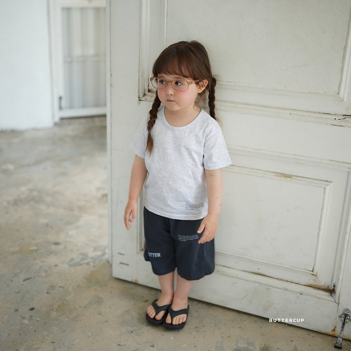 Buttercup - Korean Children Fashion - #childofig - Essential U-Neck Tee - 10