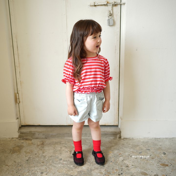 Buttercup - Korean Children Fashion - #childofig - Mini Puff Pin Tee - 9