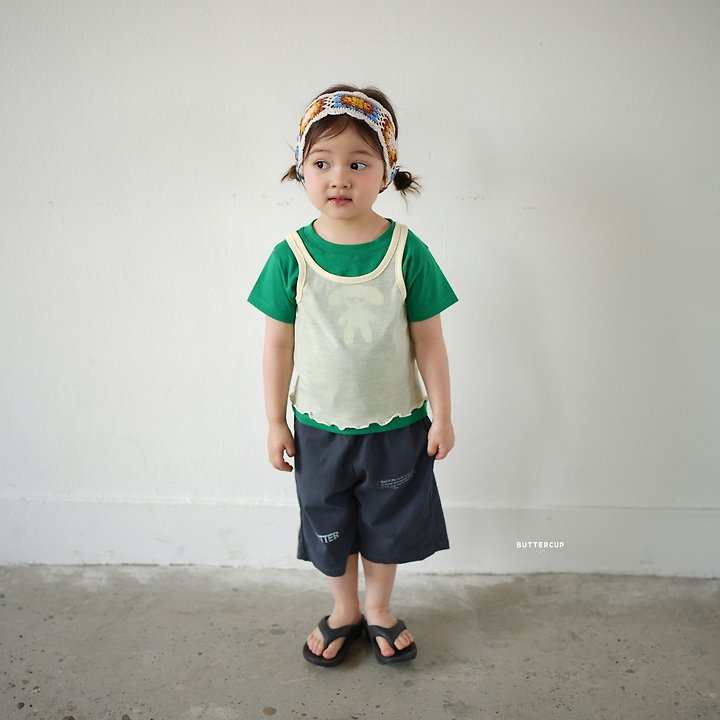 Buttercup - Korean Children Fashion - #childofig - Soft Layer Sleeveless Tee - 12