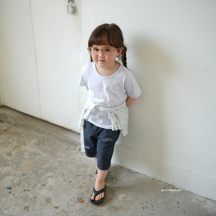 Buttercup - Korean Children Fashion - #childrensboutique - Essential U-Neck Tee - 12