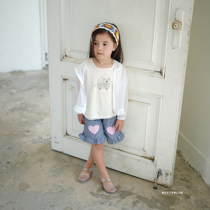 Buttercup - Korean Children Fashion - #childofig - Heart Heart Pin Pants - 4