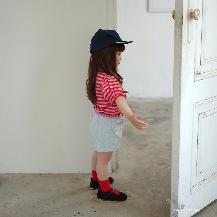 Buttercup - Korean Children Fashion - #designkidswear - Mini Puff Pin Tee - 12