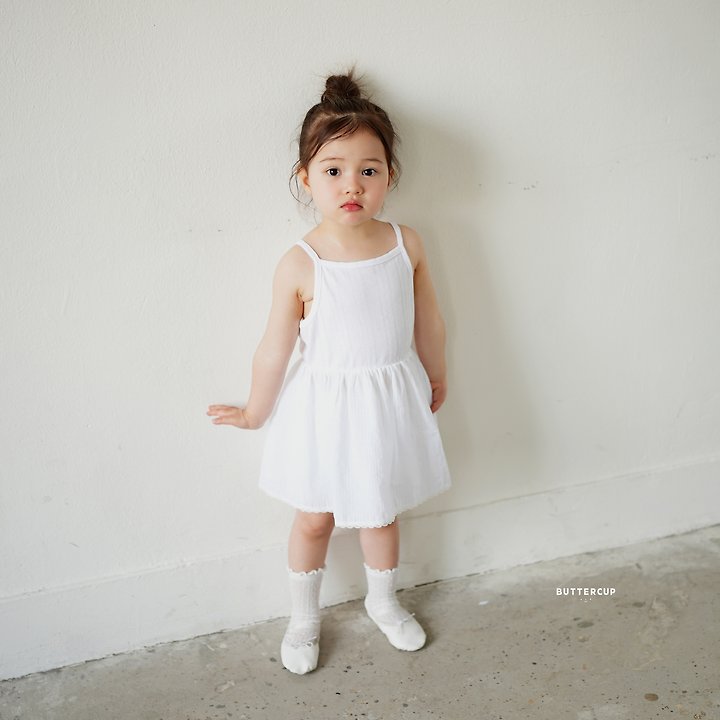 Buttercup - Korean Children Fashion - #designkidswear - Airy Cotton One-piece - 7