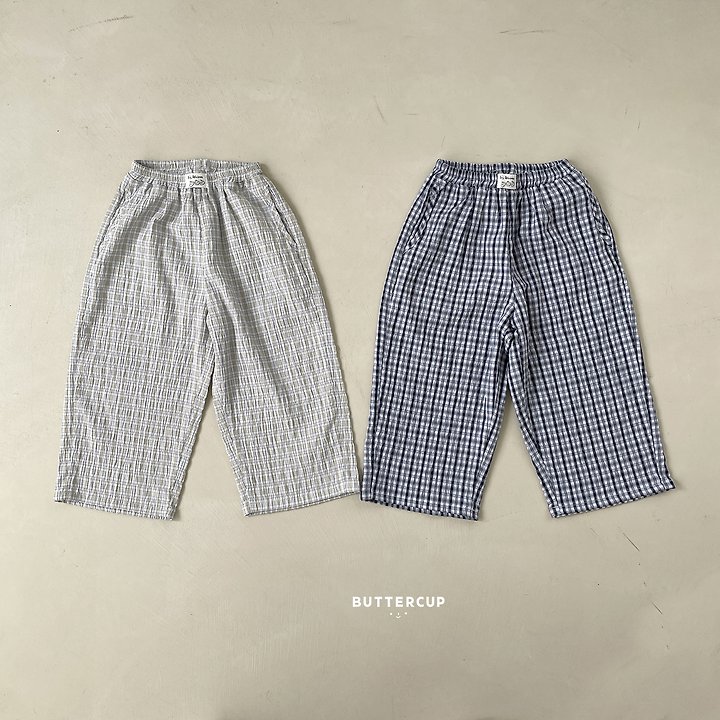Buttercup - Korean Children Fashion - #designkidswear - Cozy Check Pants