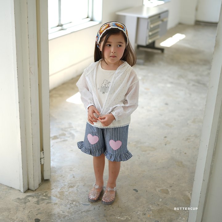 Buttercup - Korean Children Fashion - #discoveringself - Heart Heart Pin Pants - 6