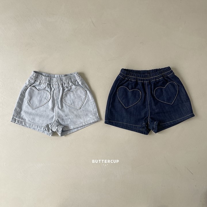 Buttercup - Korean Children Fashion - #discoveringself - Heart Denim Pants