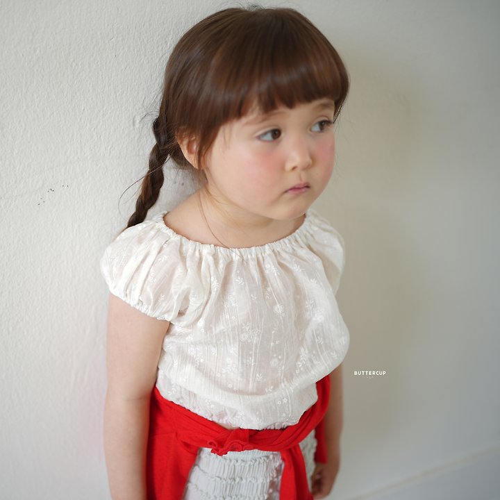 Buttercup - Korean Children Fashion - #kidsshorts - Snow Puff Blouse - 12