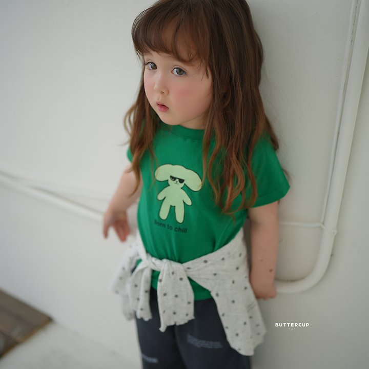 Buttercup - Korean Children Fashion - #kidsshorts - Born To Chill Tee - 5